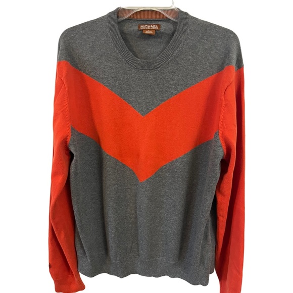 MICHAEL KORS MEN'S SWEATER 100% COTTON SIZE LARGE